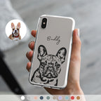 Custom Pet Phone Case - Pet Photo + Name