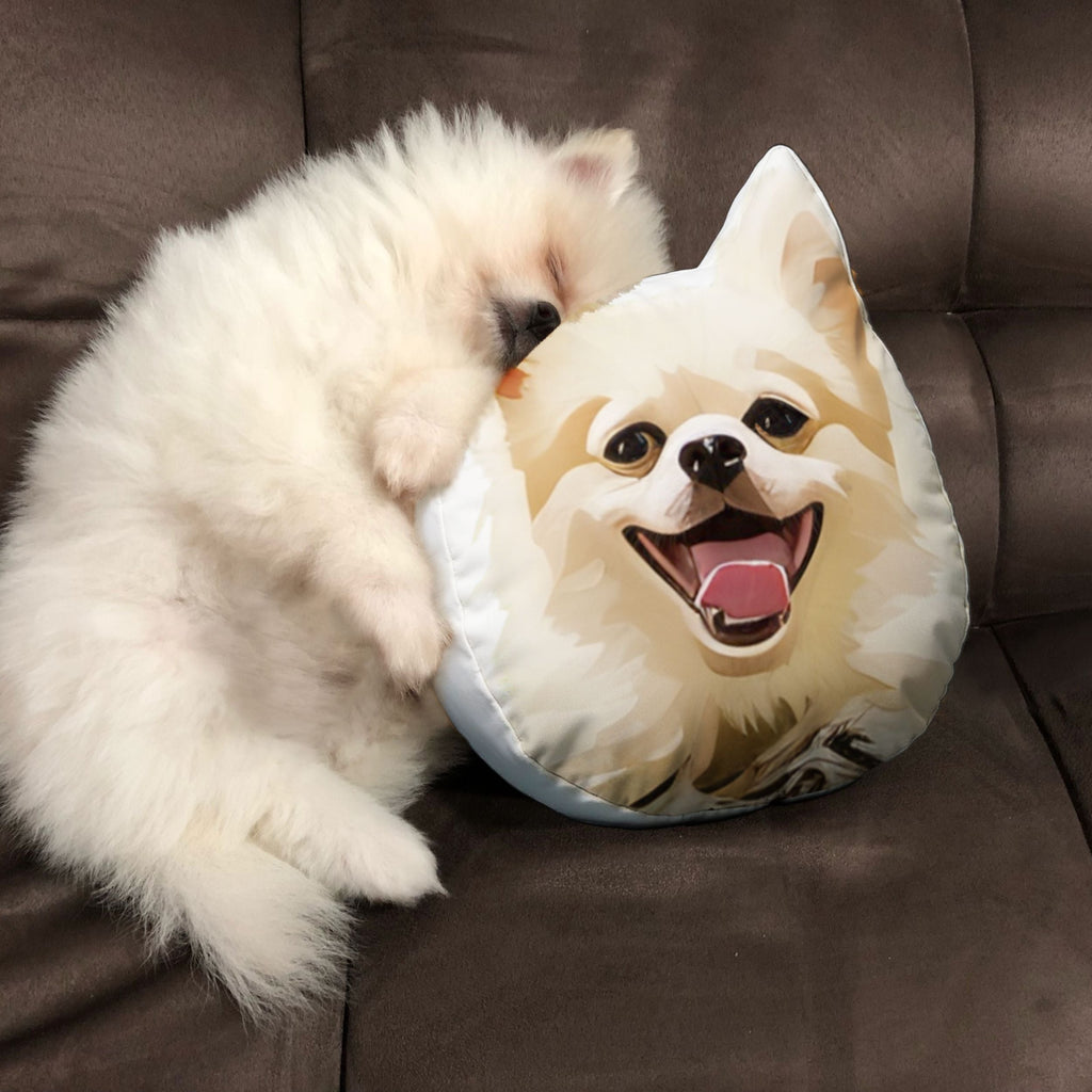 Custom Pet Shaped Cat Dog Pillow - Pet Photo