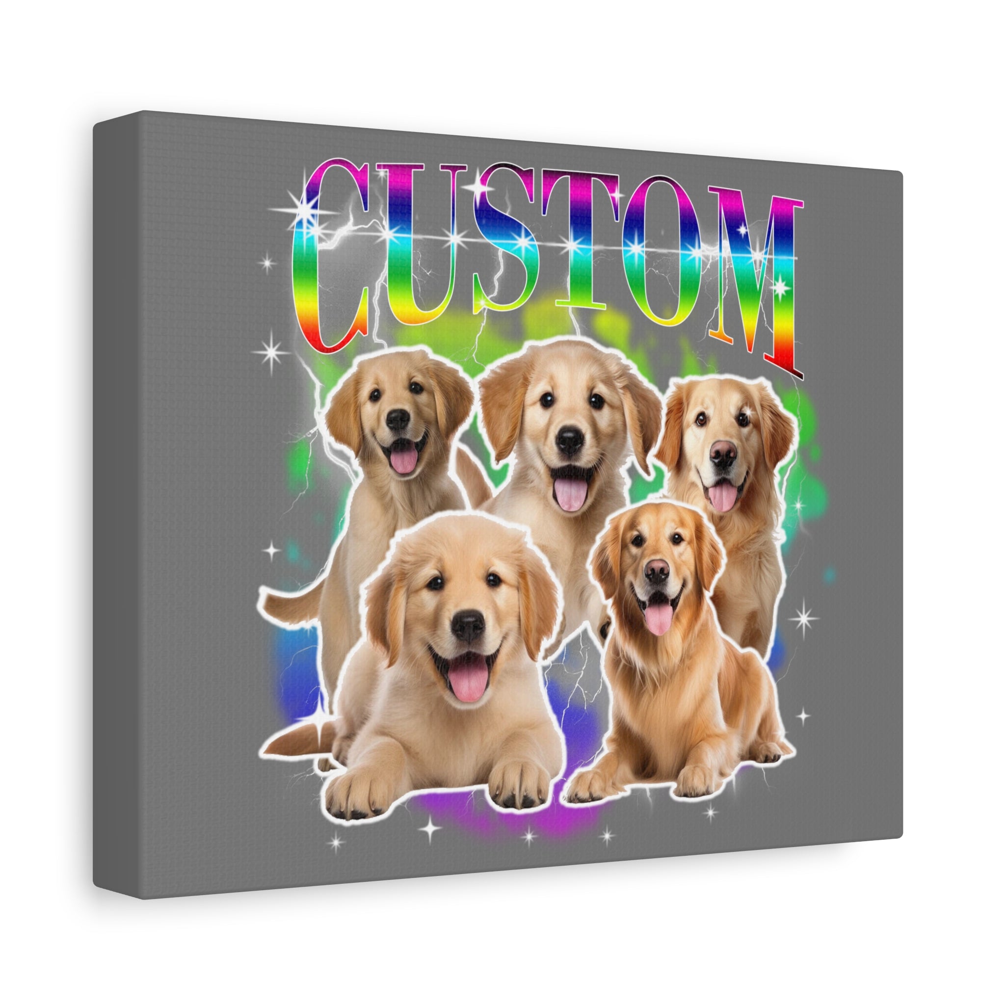 Pet Canvas - Photo And Name