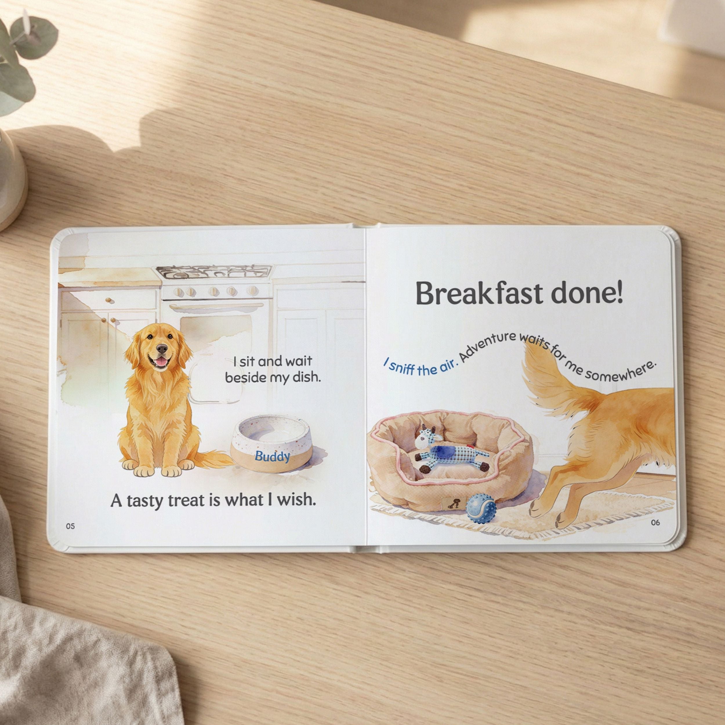 Custom Pet Kids Story Book - Pet Photo + Name