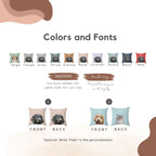 Custom Pet Pillow - Pet Photo + Name