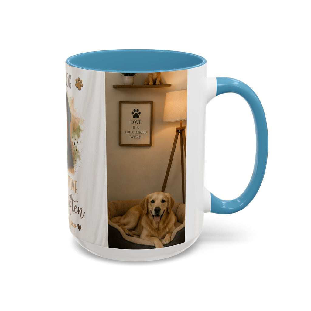 Bernese Mountain Dog Mug - "Stay Pawsitive, Cuddle Often" Accent Coffee Cup