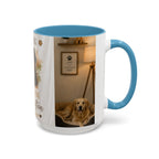 Bernese Mountain Dog Mug - "Stay Pawsitive, Cuddle Often" Accent Coffee Cup