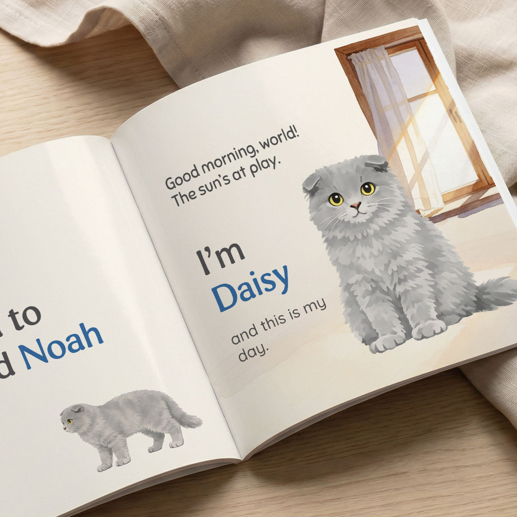 Custom Pet Kids Story Book - Pet Photo + Name