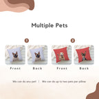 Custom Pet Pillow - Pet Photo + Name