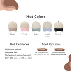 Custom Embroidered Pet Two-Tone 5 Panel Cap Using Pet Photo + Name