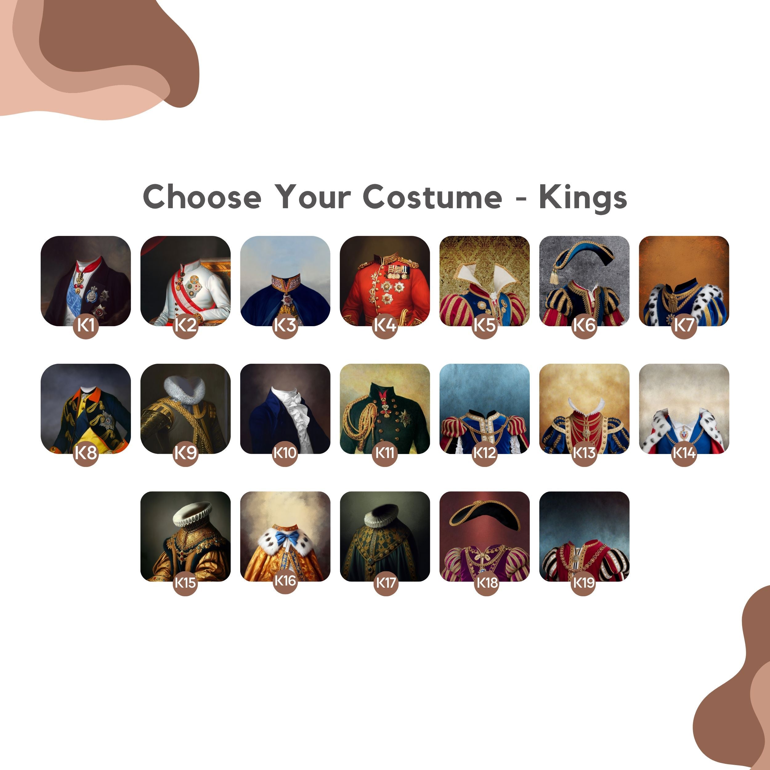 Custom Royal Pet Portraits - Pet Photo