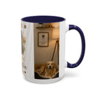 Bernese Mountain Dog Mug - "Stay Pawsitive, Cuddle Often" Accent Coffee Cup