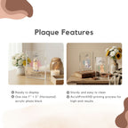 Custom Pet Memorial Acrylic Photo Block - Pet Photo + Name