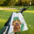 Custom Pet Golf Towel - Pet Photo + Name