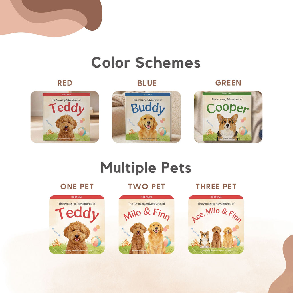 Custom Pet Kids Story Book - Pet Photo + Name