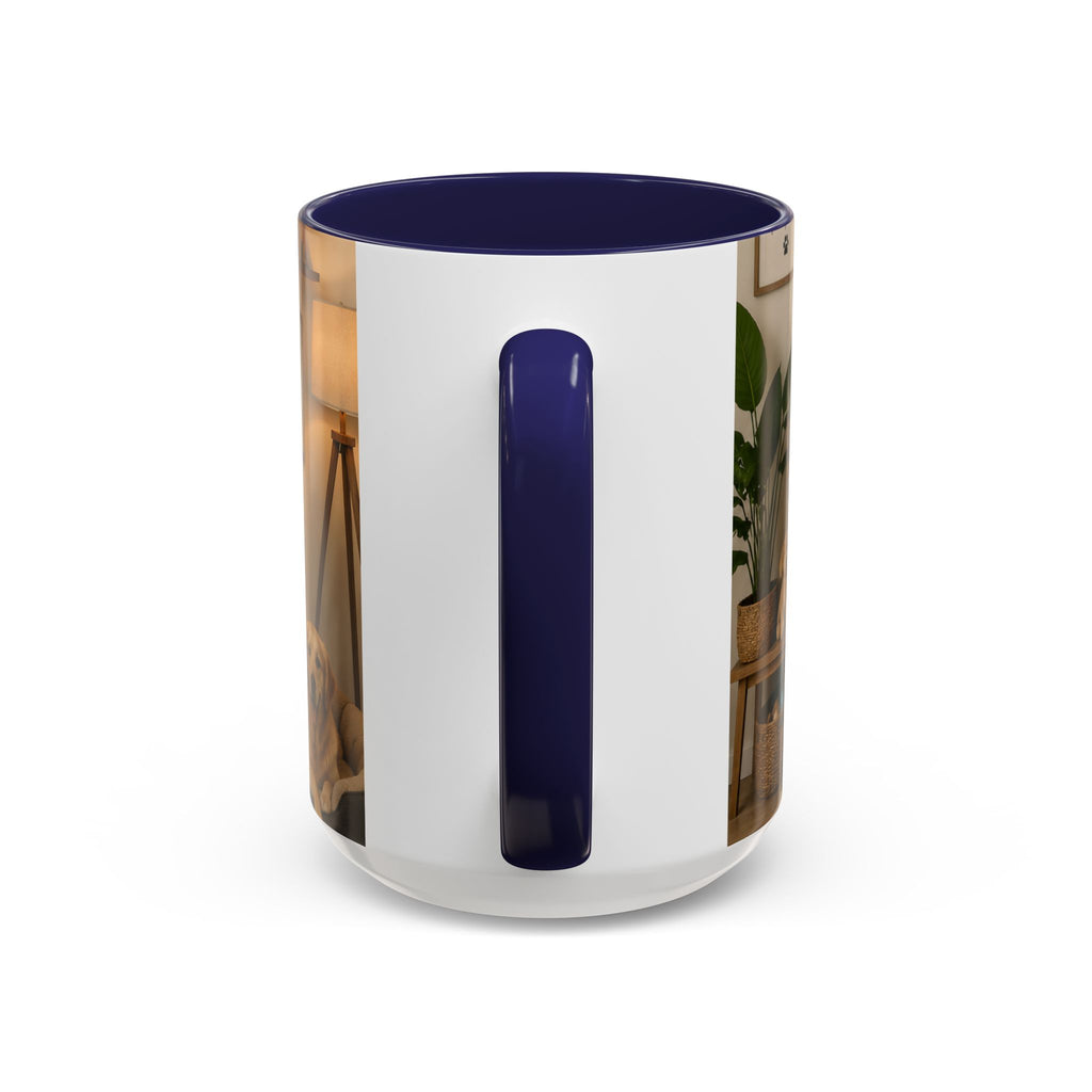 Bernese Mountain Dog Mug - "Stay Pawsitive, Cuddle Often" Accent Coffee Cup