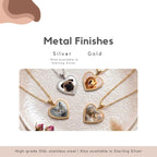 Custom Pet Photo Heart Necklace - Pet Face