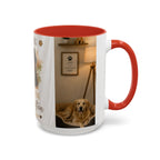 Bernese Mountain Dog Mug - "Stay Pawsitive, Cuddle Often" Accent Coffee Cup