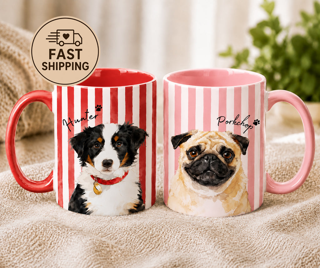 Bernese Mountain Dog Mug - "Stay Pawsitive, Cuddle Often" Accent Coffee Cup