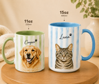 Bernese Mountain Dog Mug - "Stay Pawsitive, Cuddle Often" Accent Coffee Cup