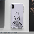Custom Pet Phone Case - Pet Photo + Name