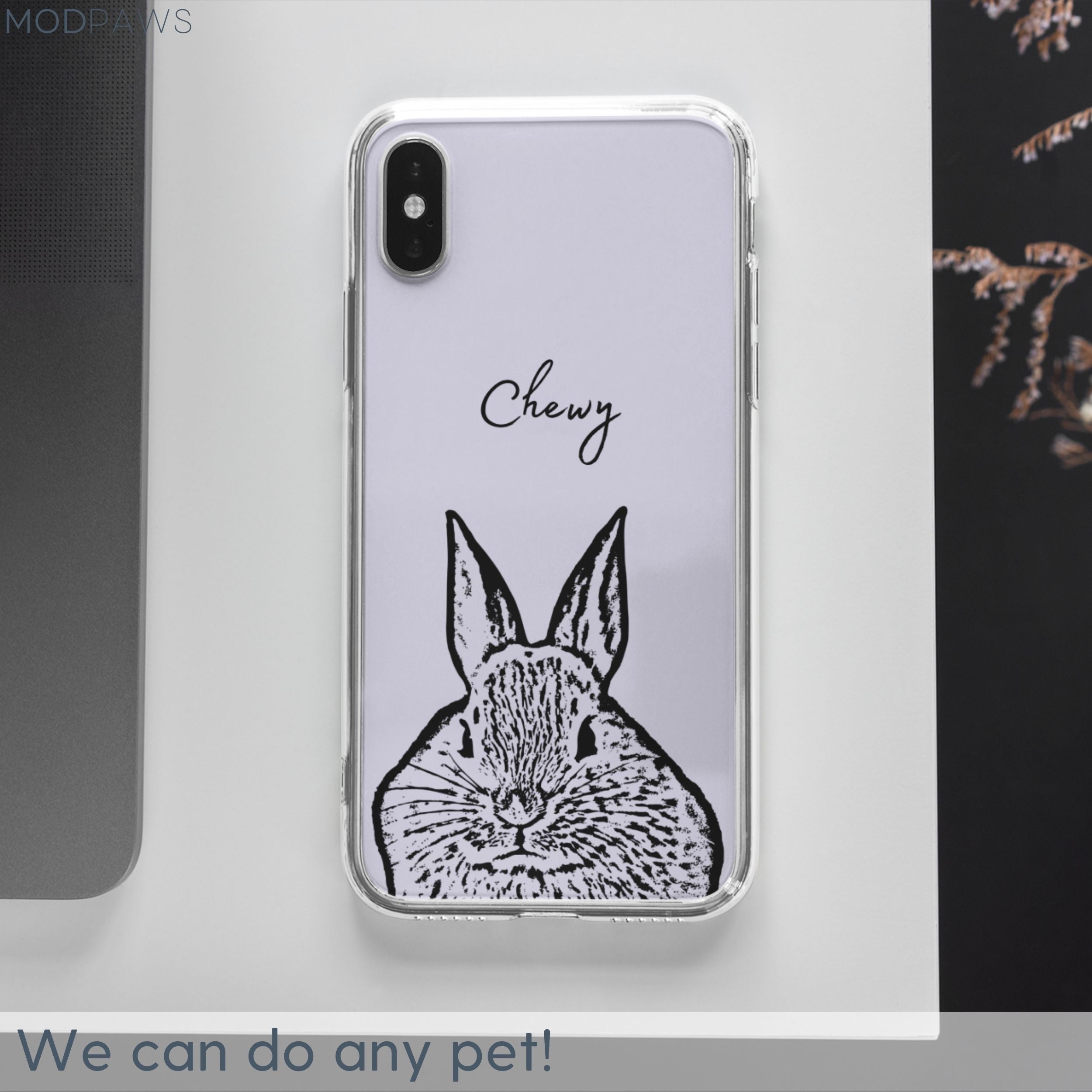 Custom Pet Phone Case - Pet Photo + Name
