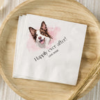 Custom Pet Cocktail Napkins - Pet Photo + Name