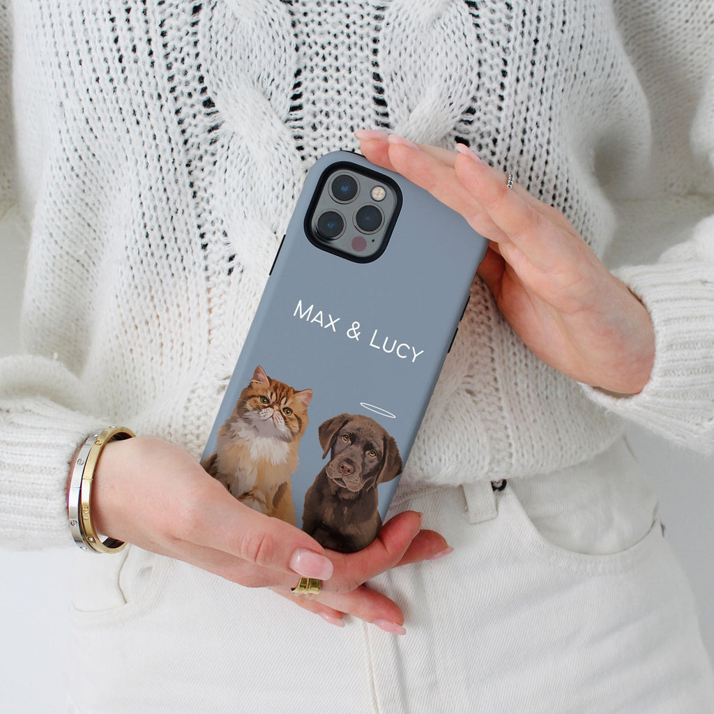 Custom Pet Phone Case - Pet Photo + Name