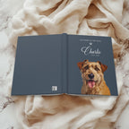 Custom Hardcover Journal with Pet Photo + Name