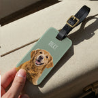 Custom Pet Luggage Tag Using Pet Photo + Name