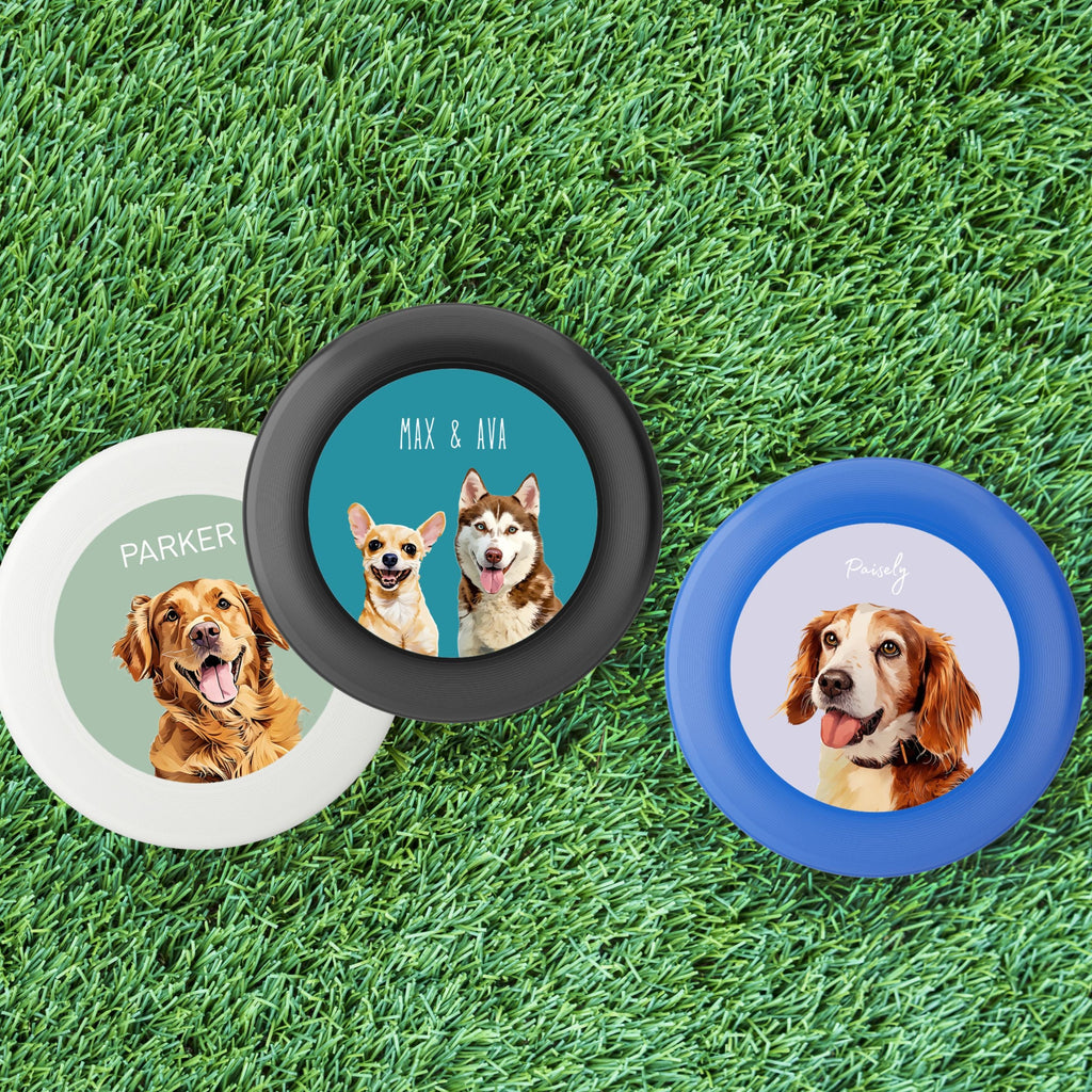 Custom Pet Flying Disc - Pet Photo + Name