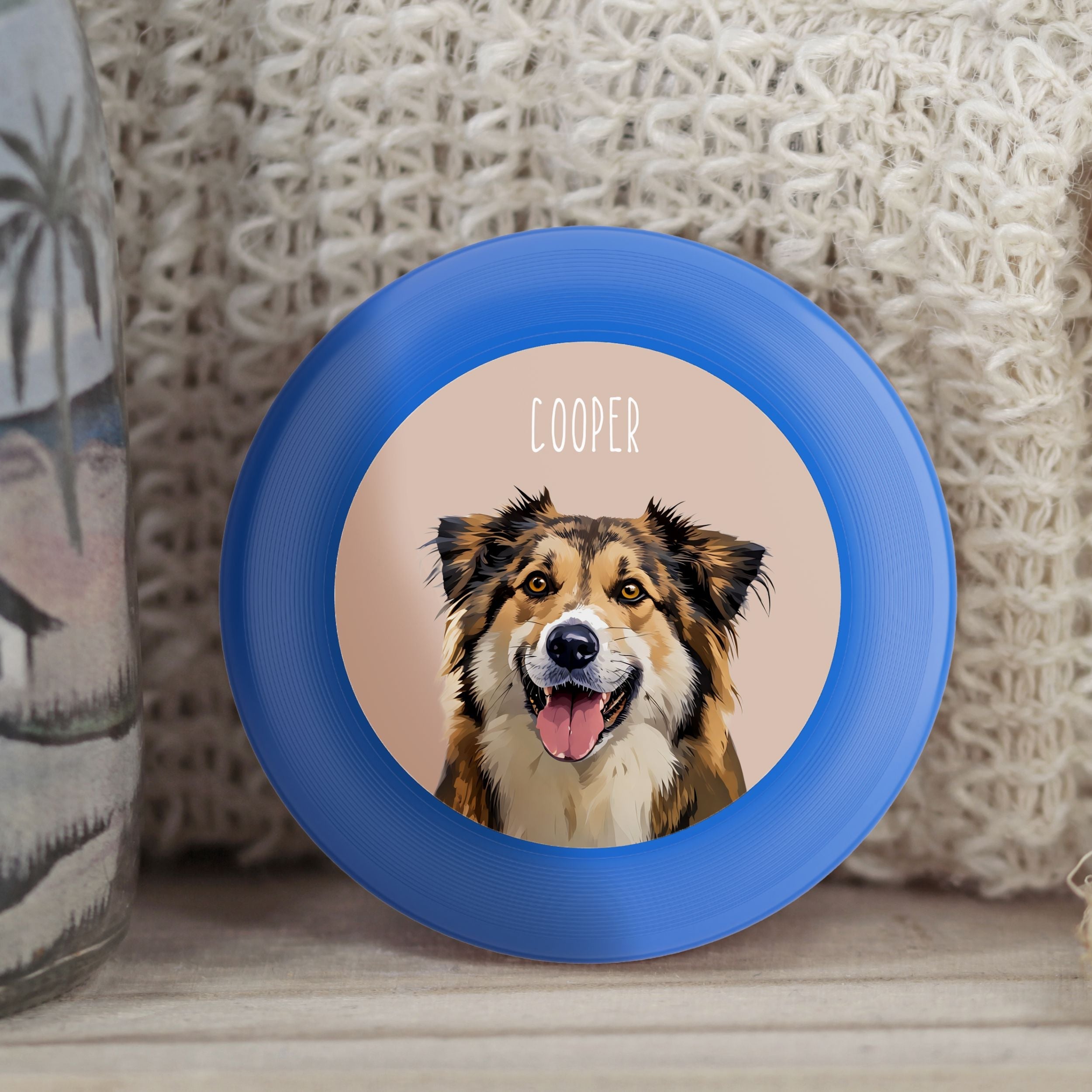 Custom Pet Flying Disc - Pet Photo + Name