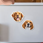 Custom Pet Magnet - Pet Photo + Name
