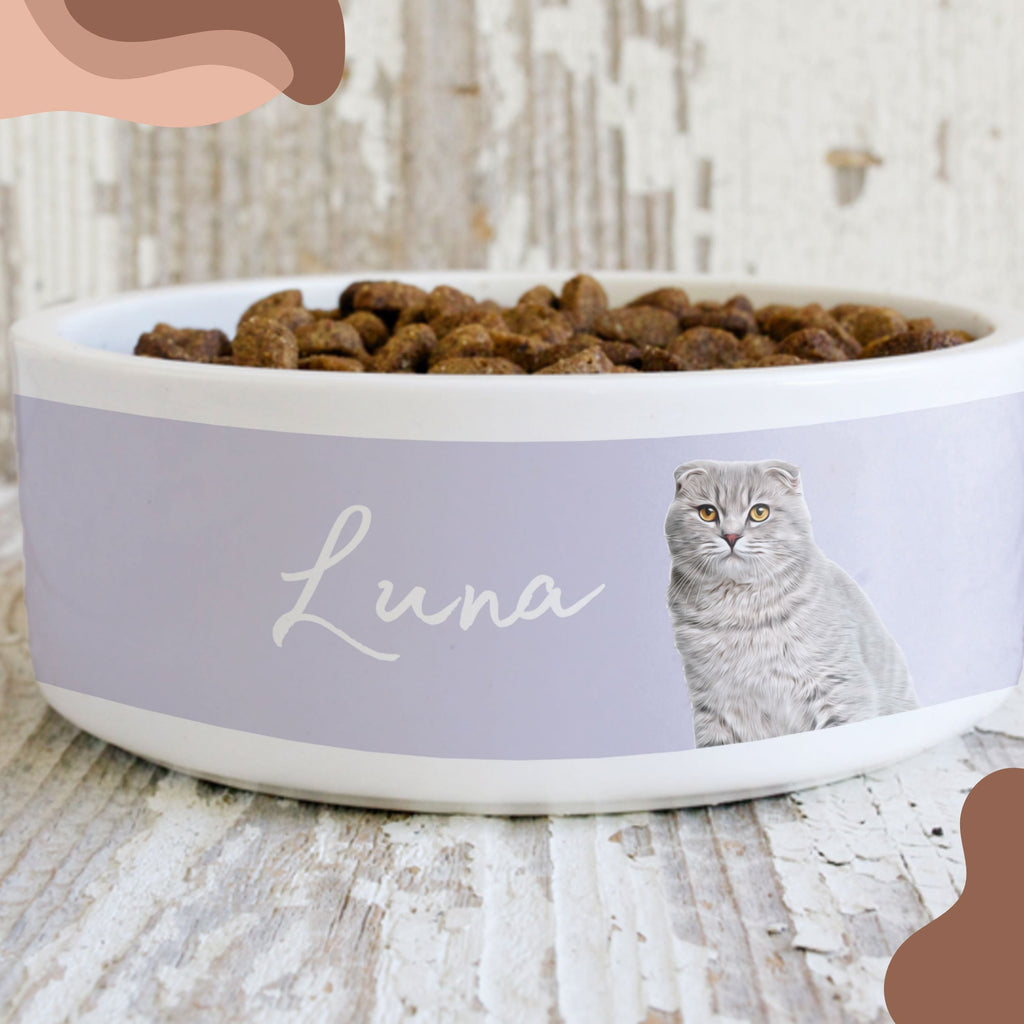 Custom Pet Bowl - Pet Photo + Name