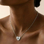 Custom Pet Heart Engraved Necklace - Pet Face