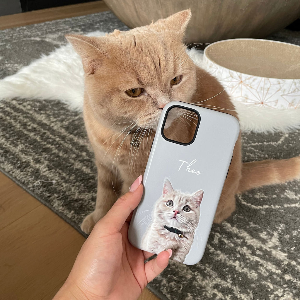Custom Pet Phone Case - Pet Photo + Name