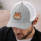 Custom Embroidered Pet Snapback Hat  - Pet Photo + Name