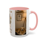Bernese Mountain Dog Mug - "Stay Pawsitive, Cuddle Often" Accent Coffee Cup