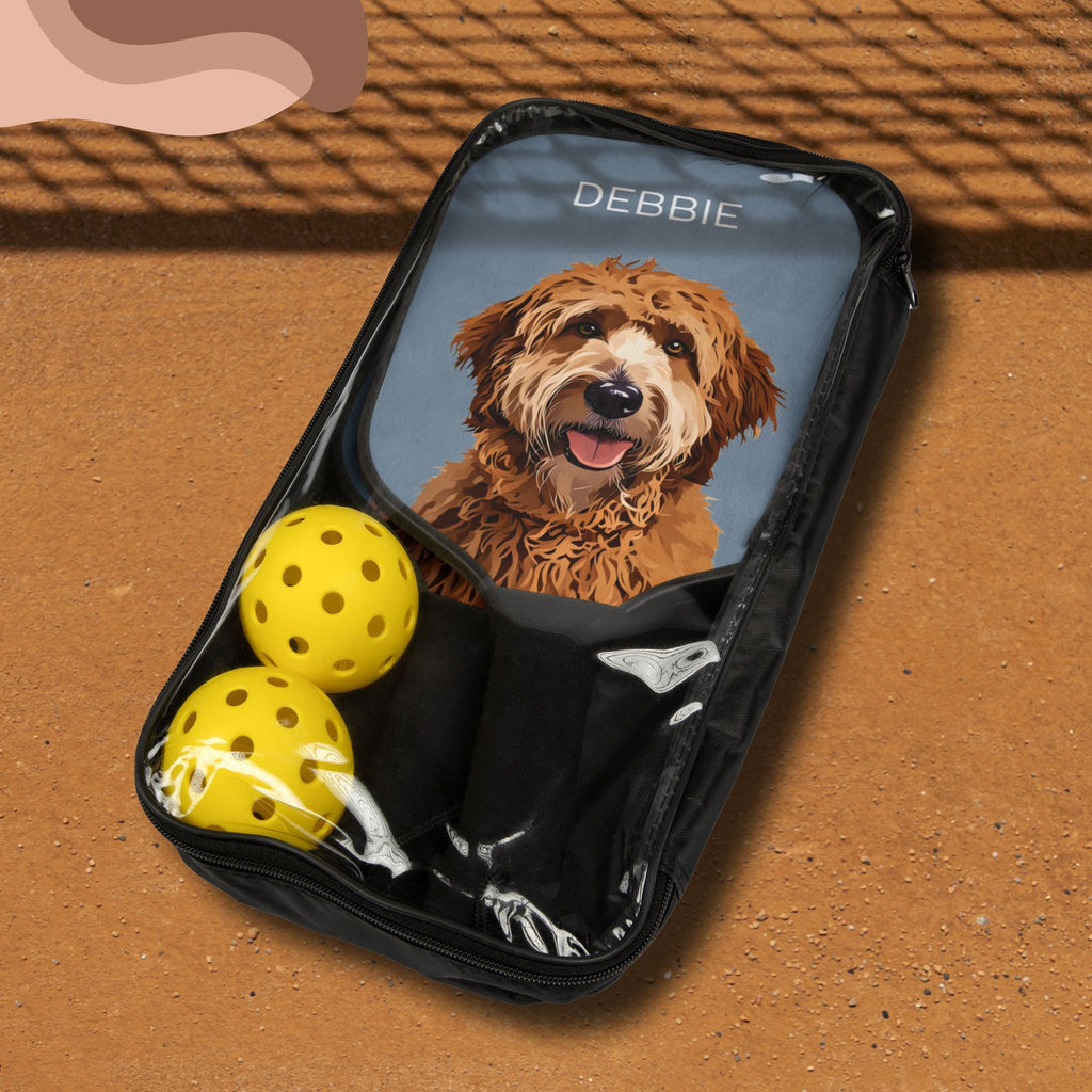 Custom Pet Pickleball Kit - Pet Photo + Name