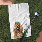Custom Pet Golf Towel - Pet Photo + Name