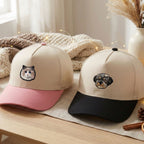 Custom Embroidered Pet Two-Tone 5 Panel Cap Using Pet Photo + Name