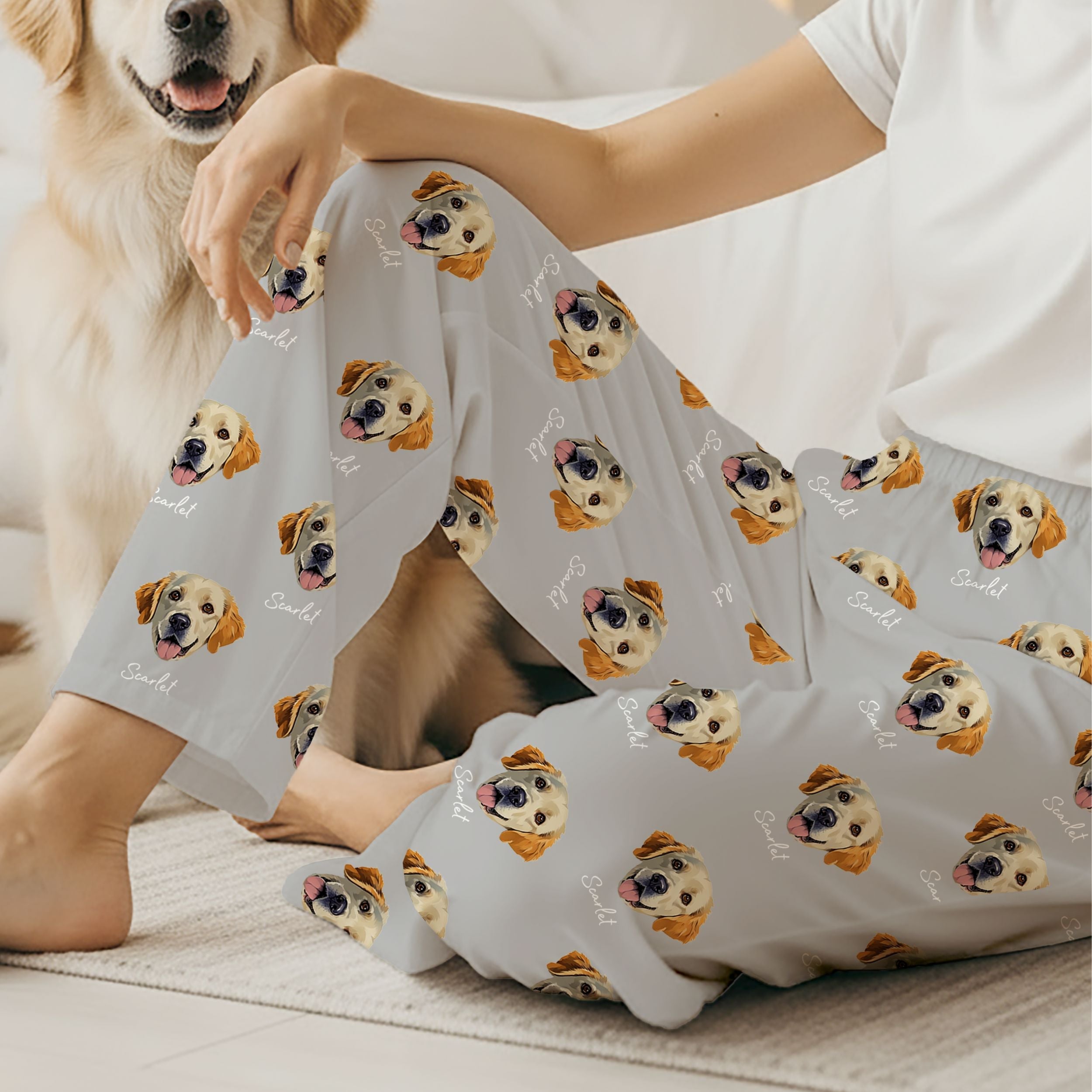 Custom Pet Pajamas Using Pet Photo + Name