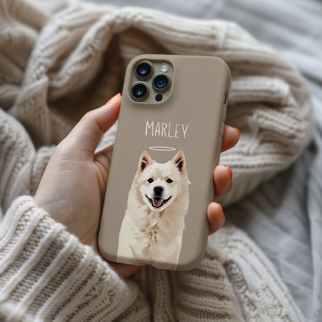Custom Pet Phone Case - Pet Photo + Name