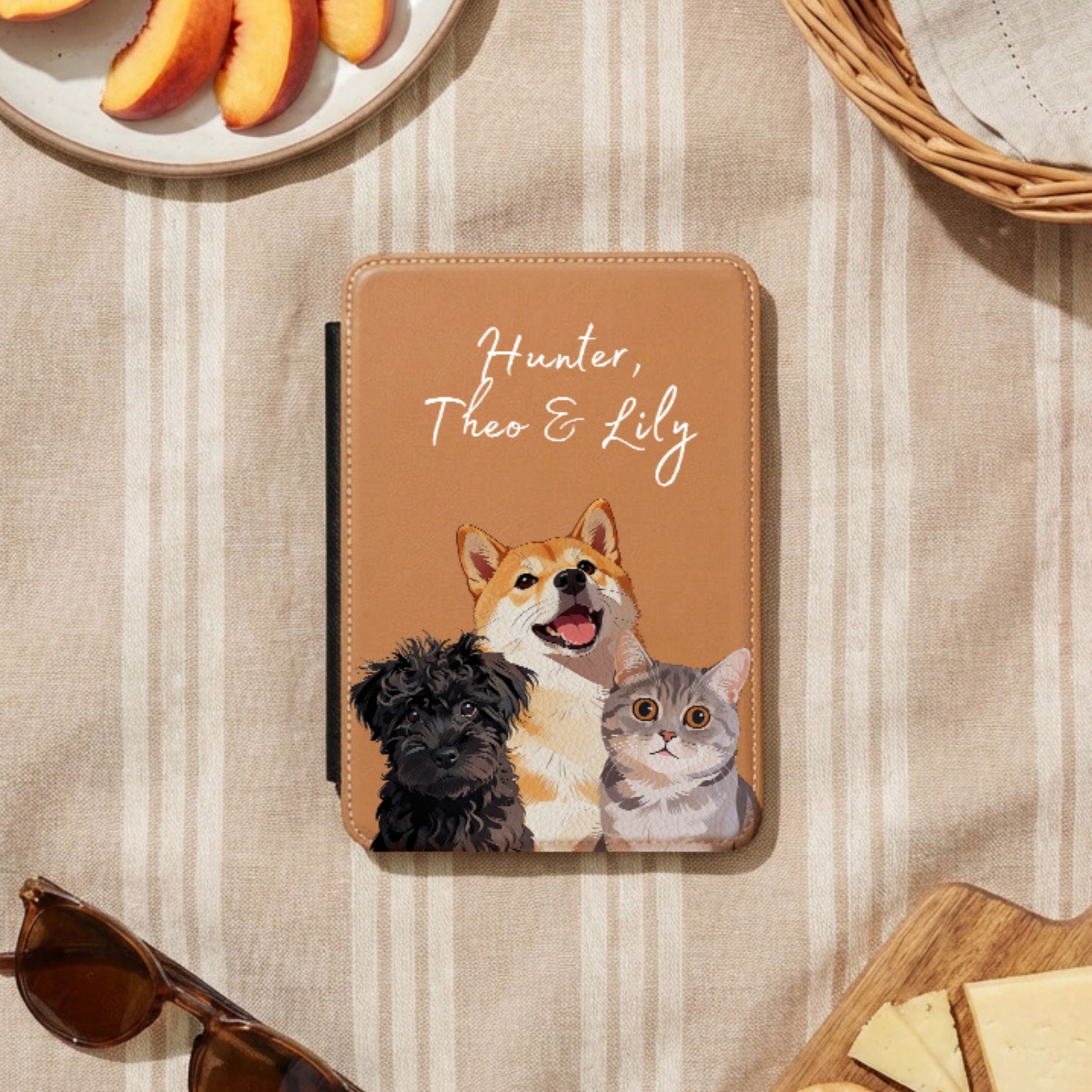 Custom Pet Kindle Case for Colorsoft Paperwhite (7") - Pet Photo + Name
