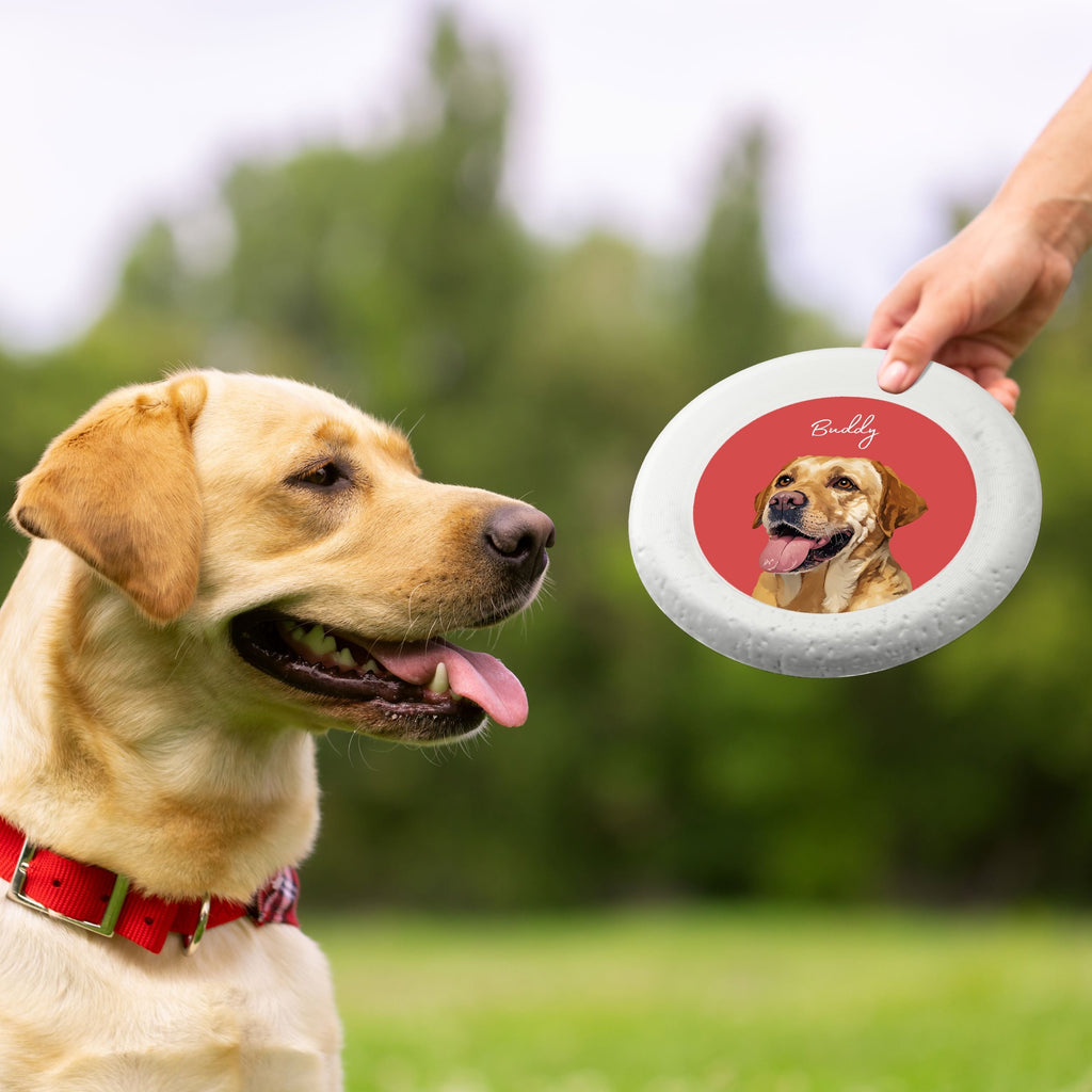 Custom Pet Flying Disc - Pet Photo + Name