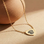 Custom Pet Heart Engraved Necklace - Pet Face