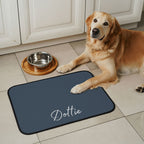 Custom Color Pet Mat - Pet Photo + Name
