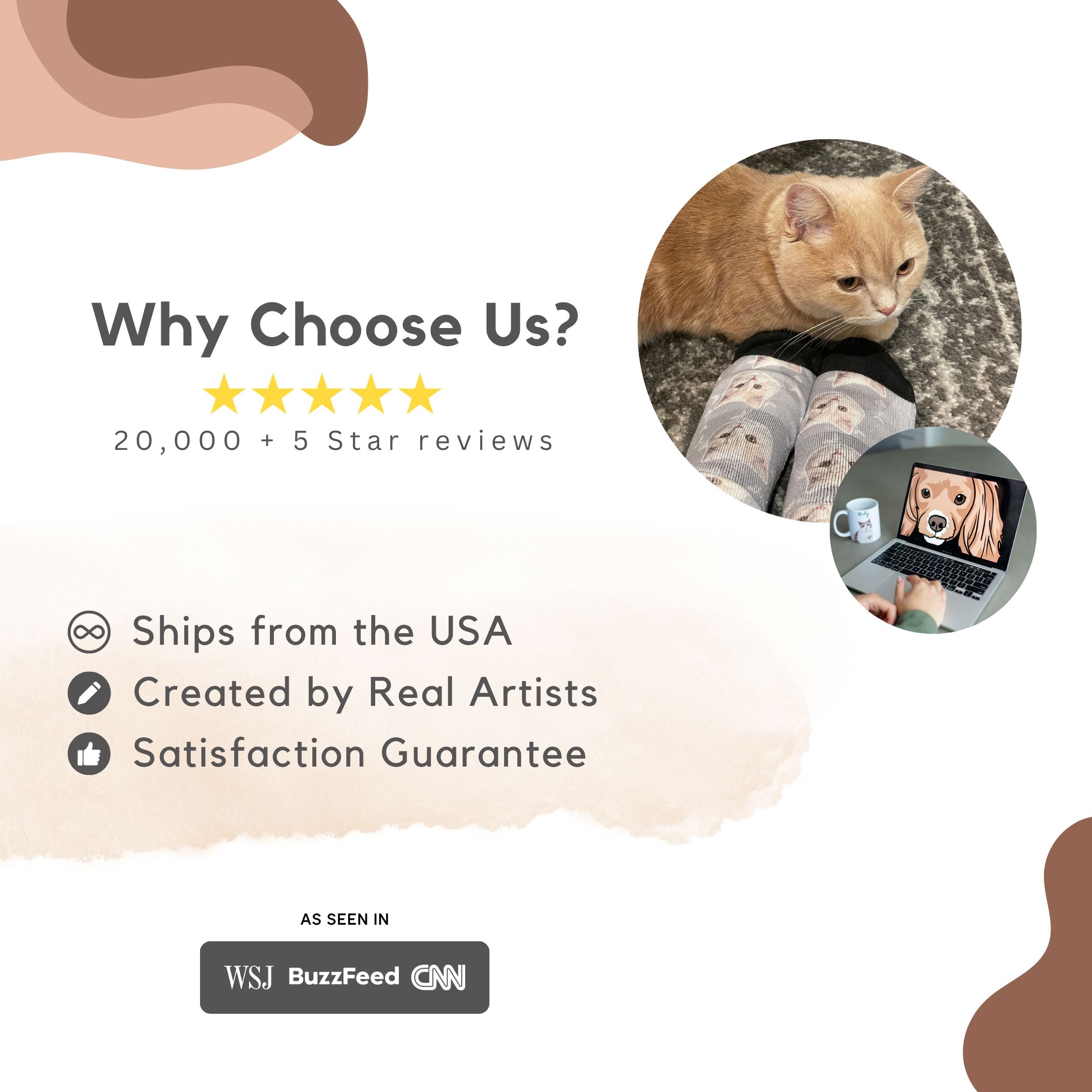 Custom Pet Socks - Pet Photo