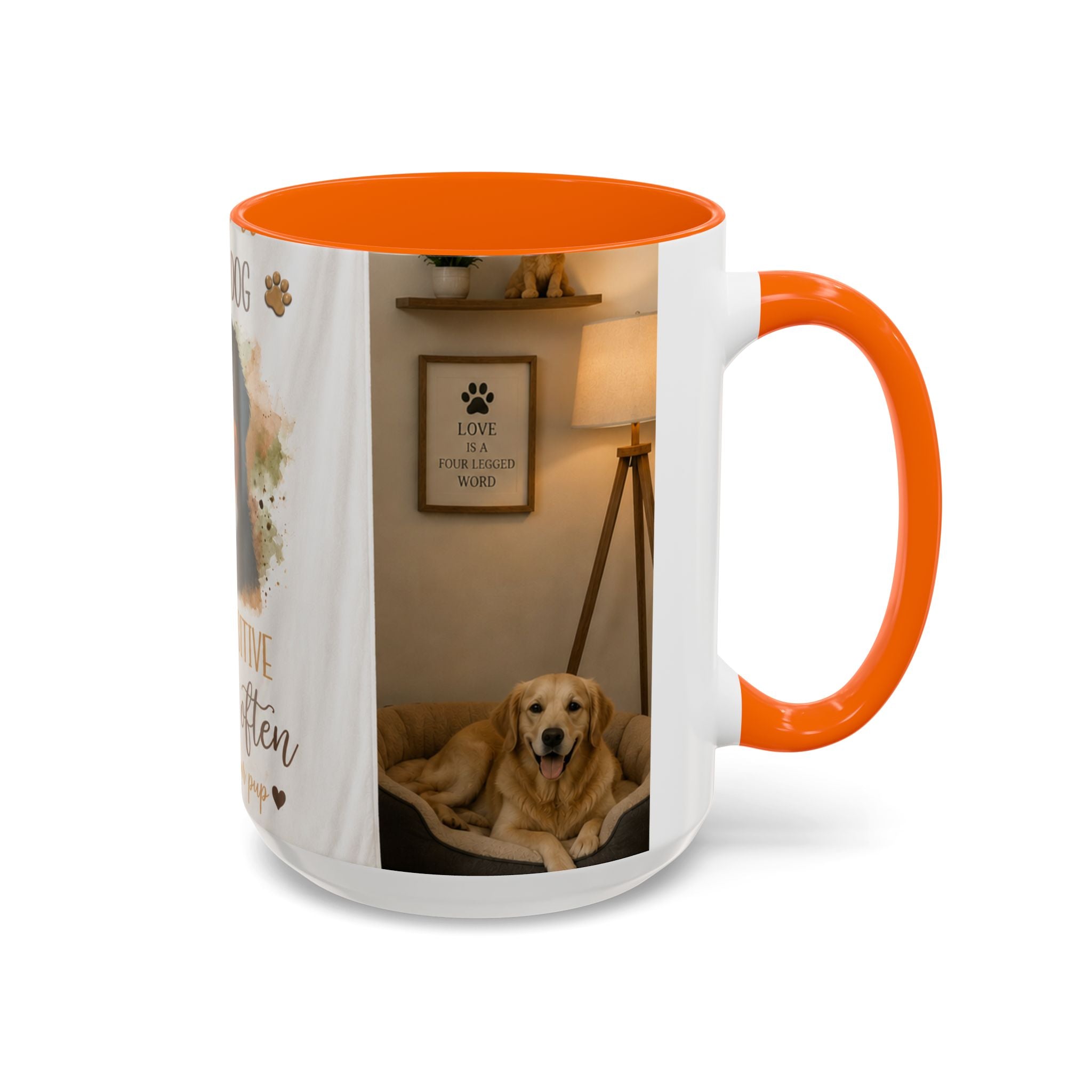 Bernese Mountain Dog Mug - "Stay Pawsitive, Cuddle Often" Accent Coffee Cup