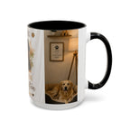 Bernese Mountain Dog Mug - "Stay Pawsitive, Cuddle Often" Accent Coffee Cup