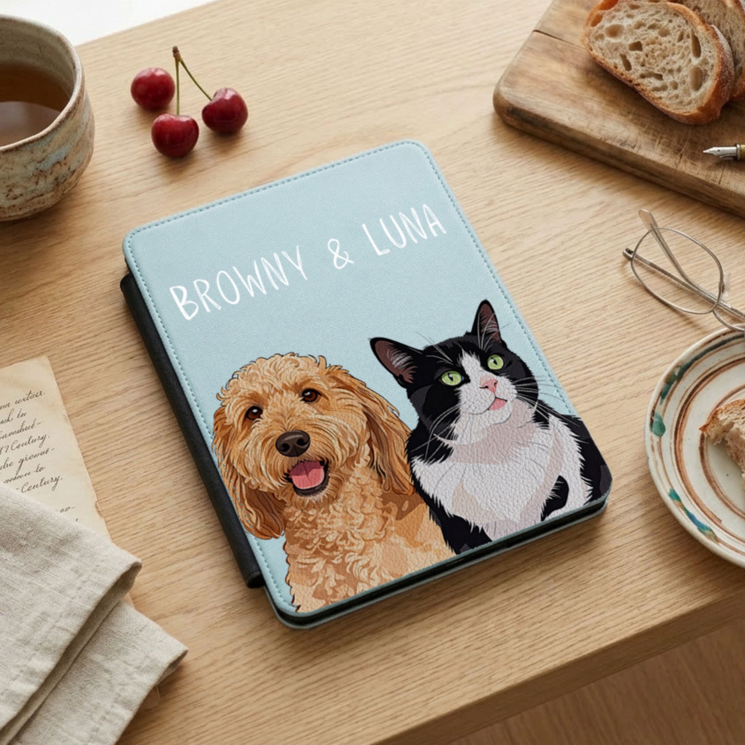 Custom Pet Kindle Case for Colorsoft Paperwhite (7") - Pet Photo + Name