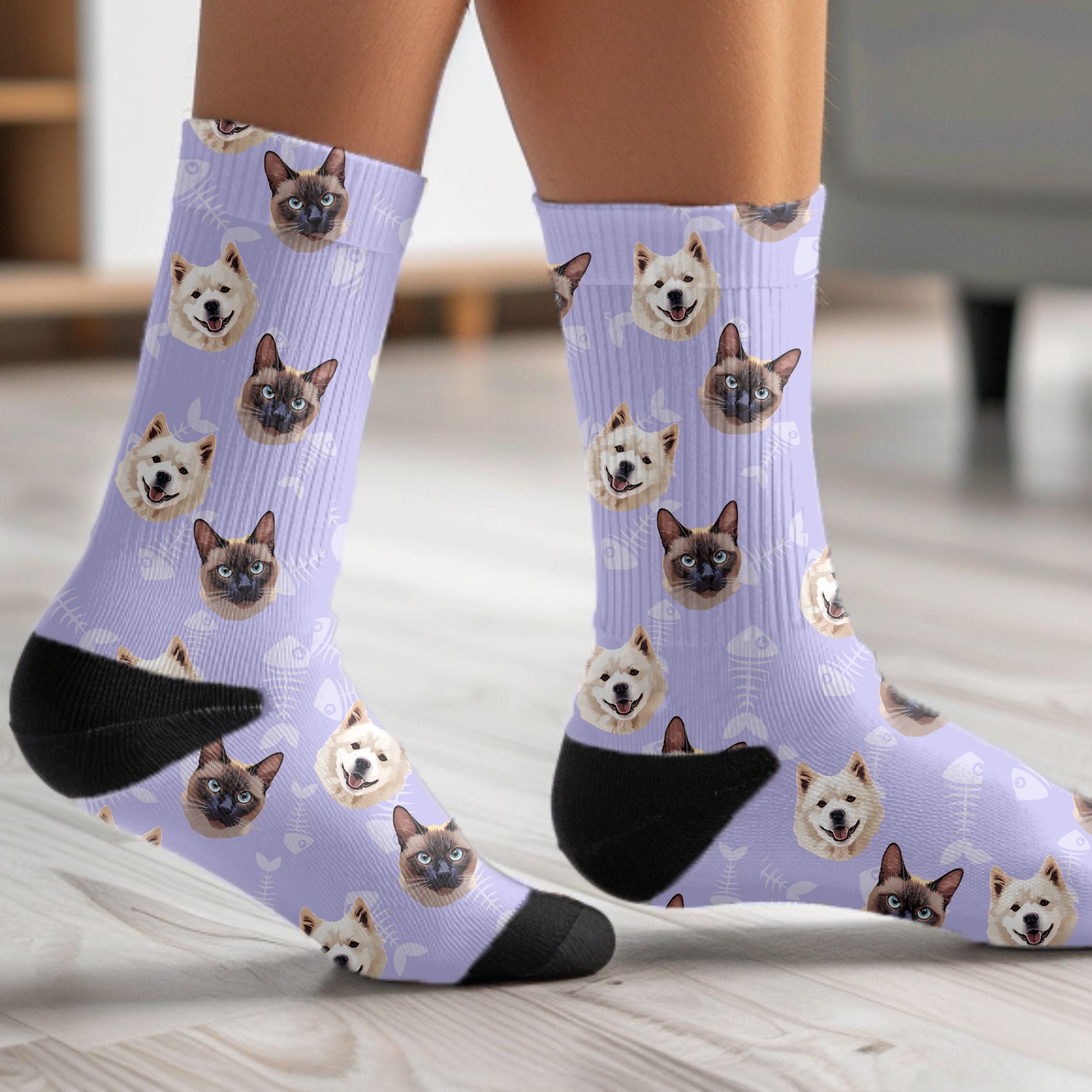Custom Pet Socks - Pet Photo