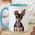 Custom Pet Color Mug - Pet Photo + Name