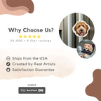 Custom Pet Magnet - Pet Photo + Name